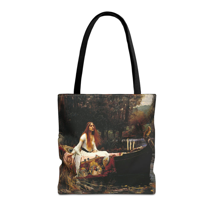 Lady of Shalott Art Tote — Pre-Raphaelite Painting Tote Bag Printify