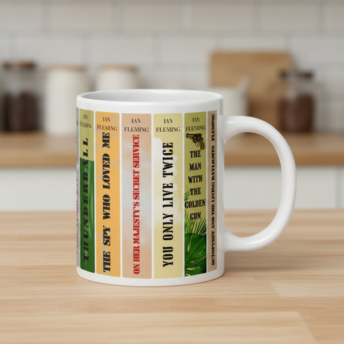 James Bond Bookshelf Mug