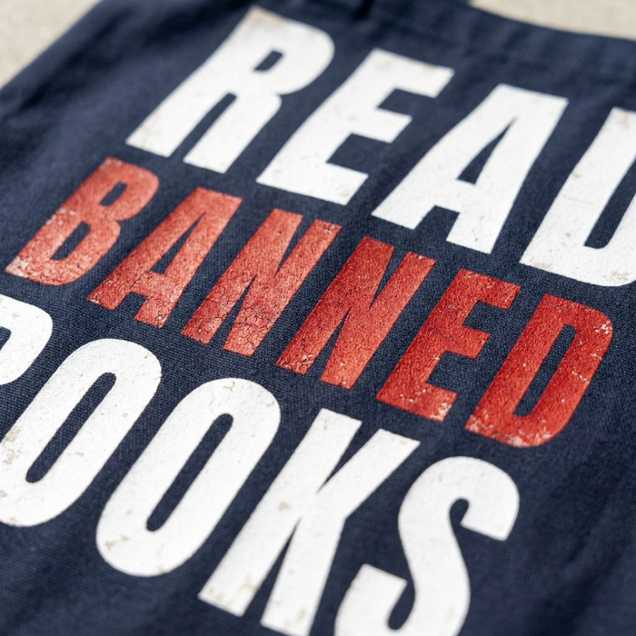Read Banned Books Black Tote Bag Printify