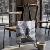 Wanderer Above the Sea Mist Tote Bag – Classic Dark Academia Art Tote Printify
