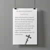 The Brothers Karamazov Quote Print | Fyodor Dostoevsky Wall Art | Literary Poster | Book Lover Gift | Home Decor | FREE SHIPPING
