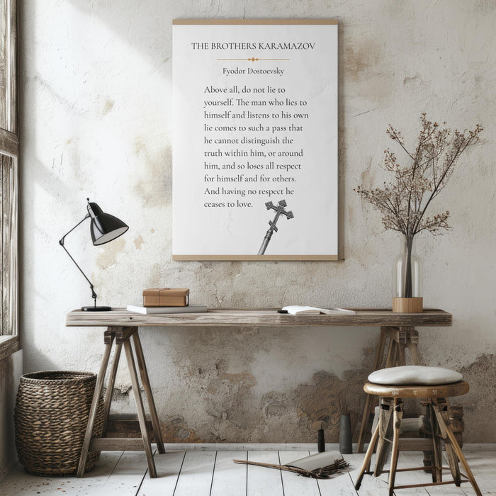 The Brothers Karamazov Quote Print | Fyodor Dostoevsky Wall Art | Literary Poster | Book Lover Gift | Home Decor