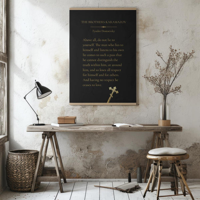 The Brothers Karamazov Quote Print | Fyodor Dostoevsky Wall Art | Literary Poster | Book Lover Gift | Home Decor