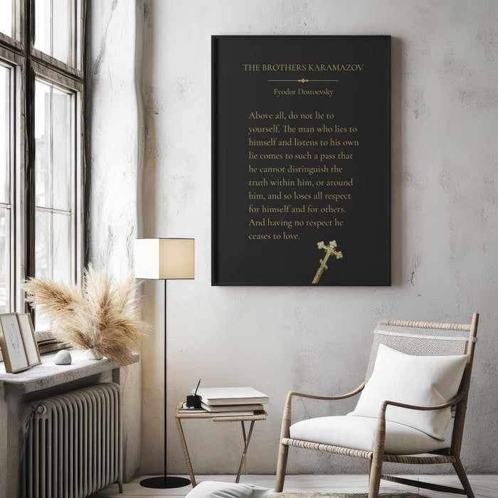 The Brothers Karamazov Quote Print | Fyodor Dostoevsky Wall Art | Literary Poster | Book Lover Gift | Home Decor