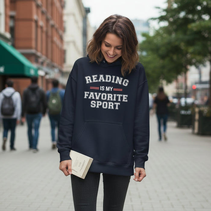 Reading is my Favorite Sport Varsity Hoodie