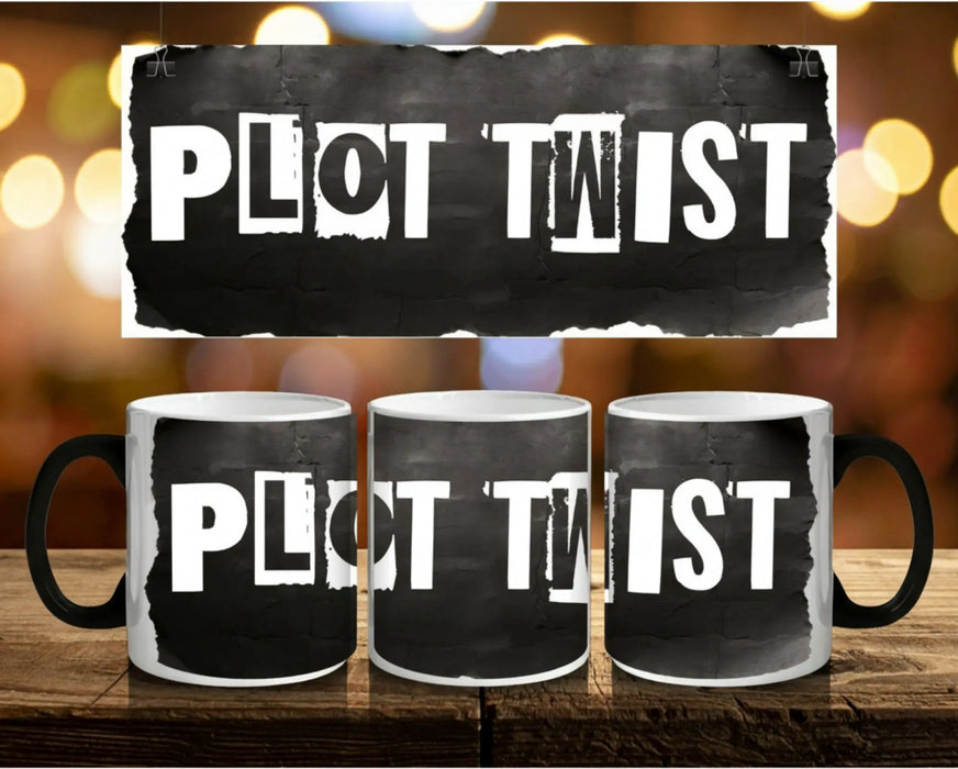 PLOT TWIST Color Morphing Mug Printify