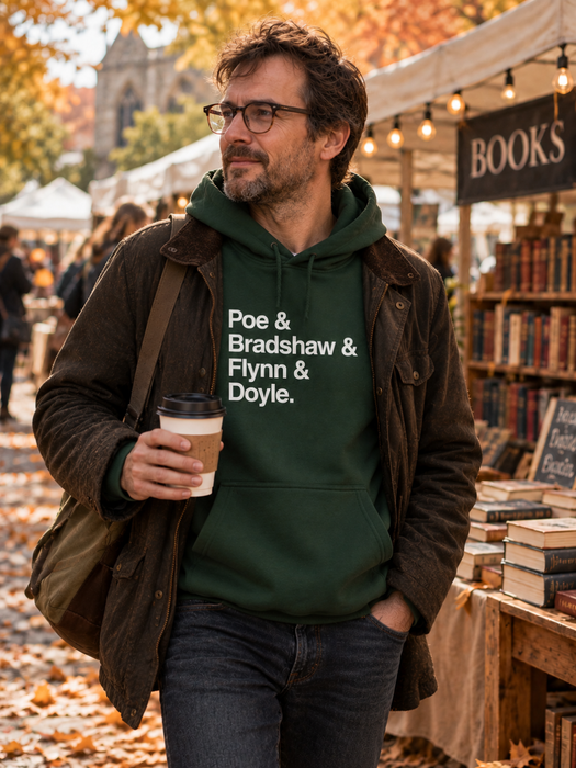 MW Craven Official Merchandise Poe & Bradshaw & Flynn & Doyle Hoodie The Untamed Chapter Store