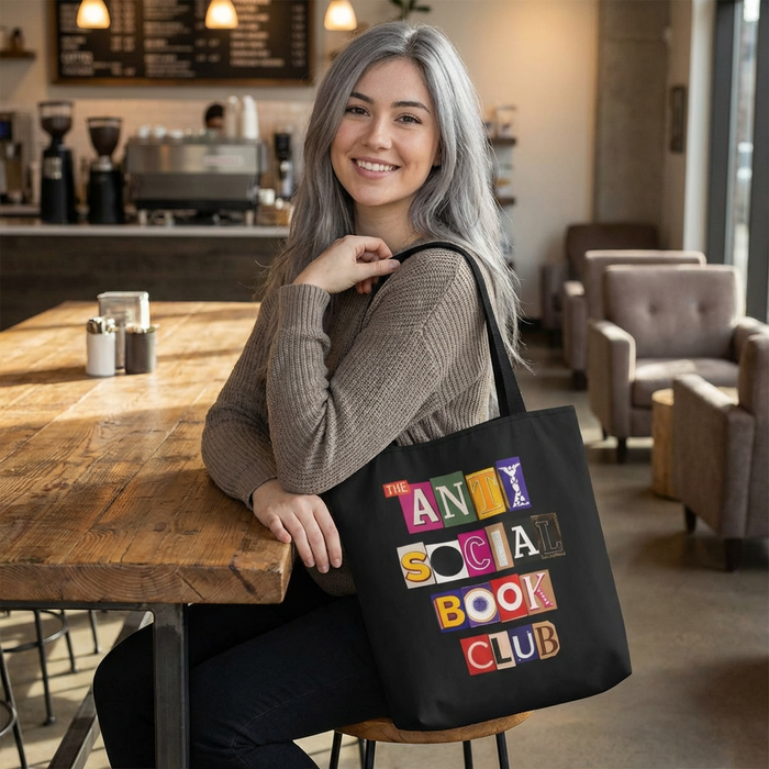 Anti Social Book Club Tote Bag The Untamed Chapter Store