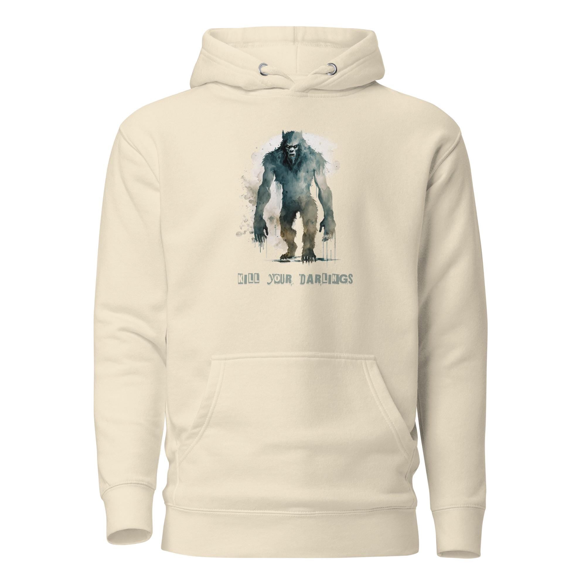 Kill Your Darlings Wolfman Hoodie | Unisex Cotton Heritage for Authors, Screenwriters, and Readers