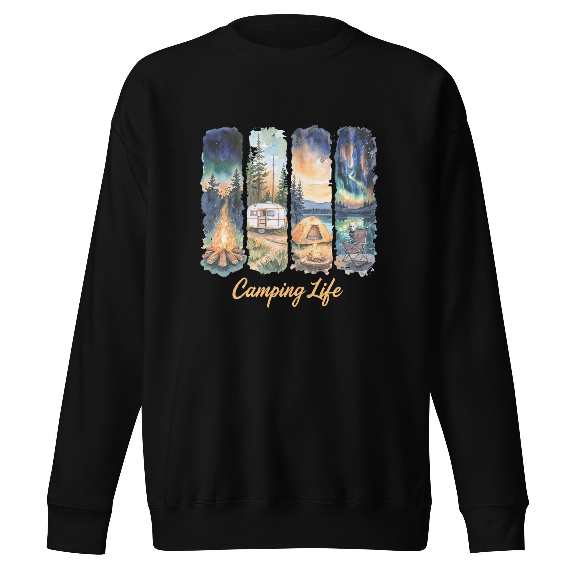 Camping Life Spooky Unisex Premium Sweatshirt