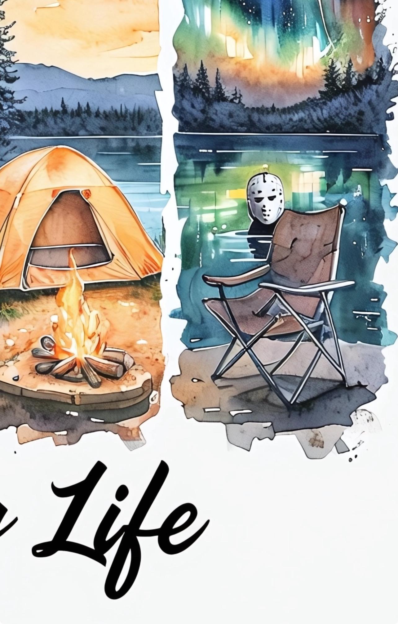 Camping Life Spooky Unisex Premium Sweatshirt