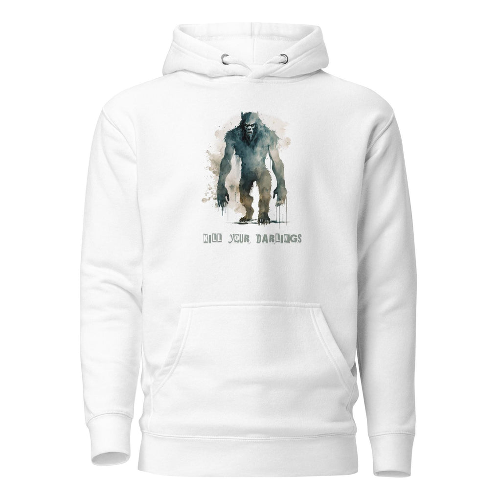 Kill Your Darlings Wolfman Hoodie | Unisex Cotton Heritage for Authors, Screenwriters, and Readers