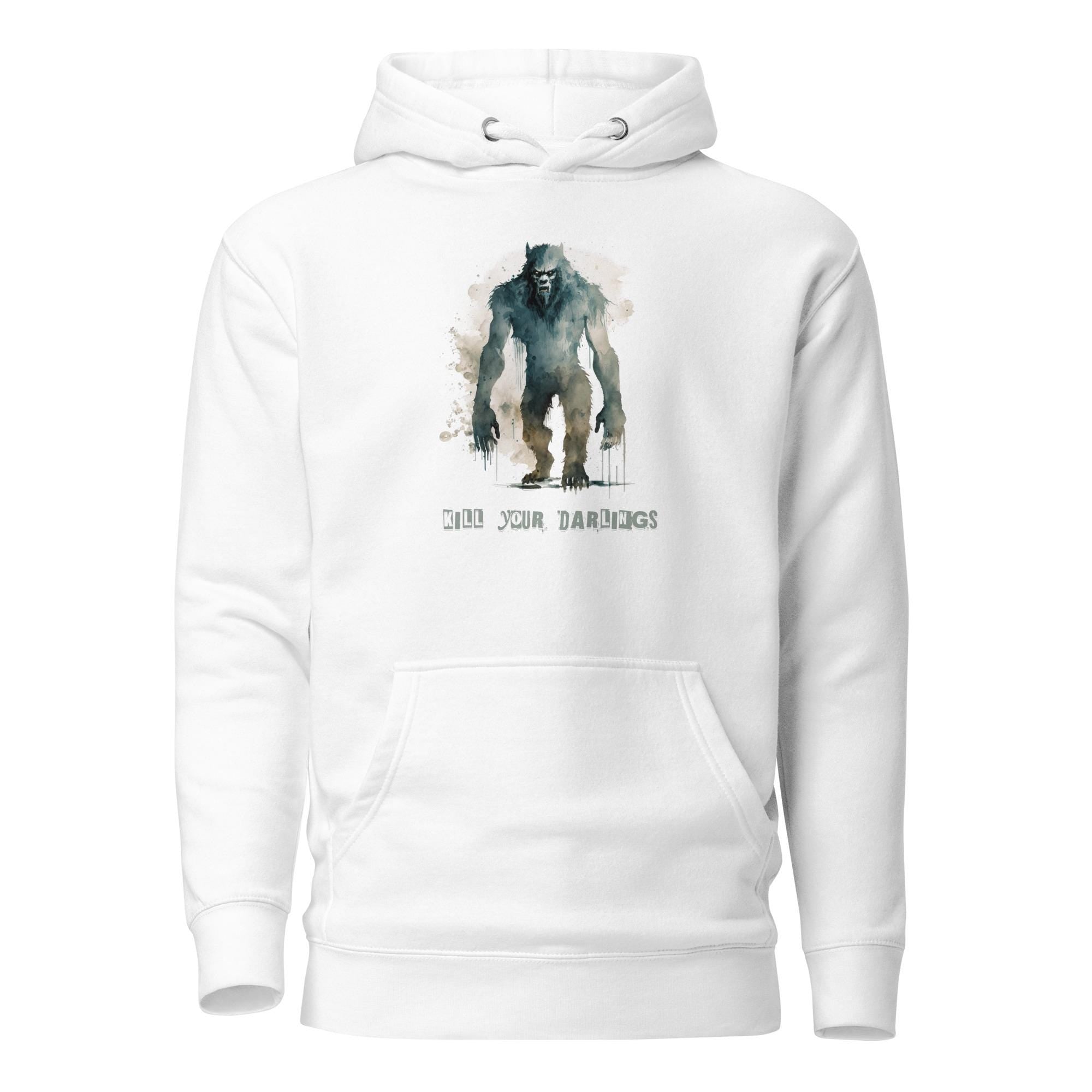 Kill Your Darlings Wolfman Hoodie | Unisex Cotton Heritage for Authors, Screenwriters, and Readers