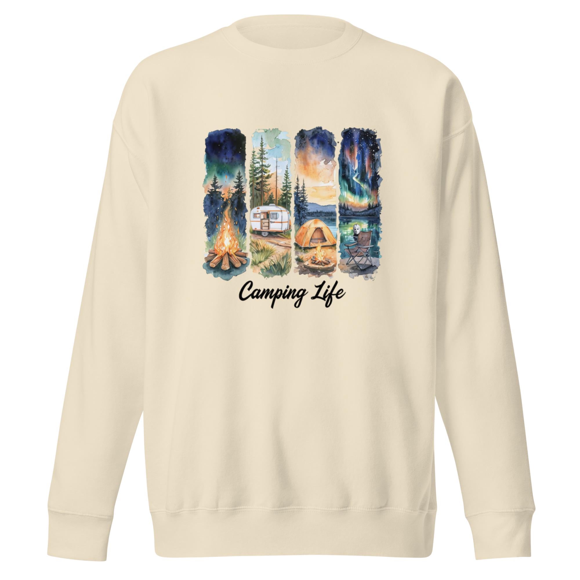 Camping Life Spooky Unisex Premium Sweatshirt