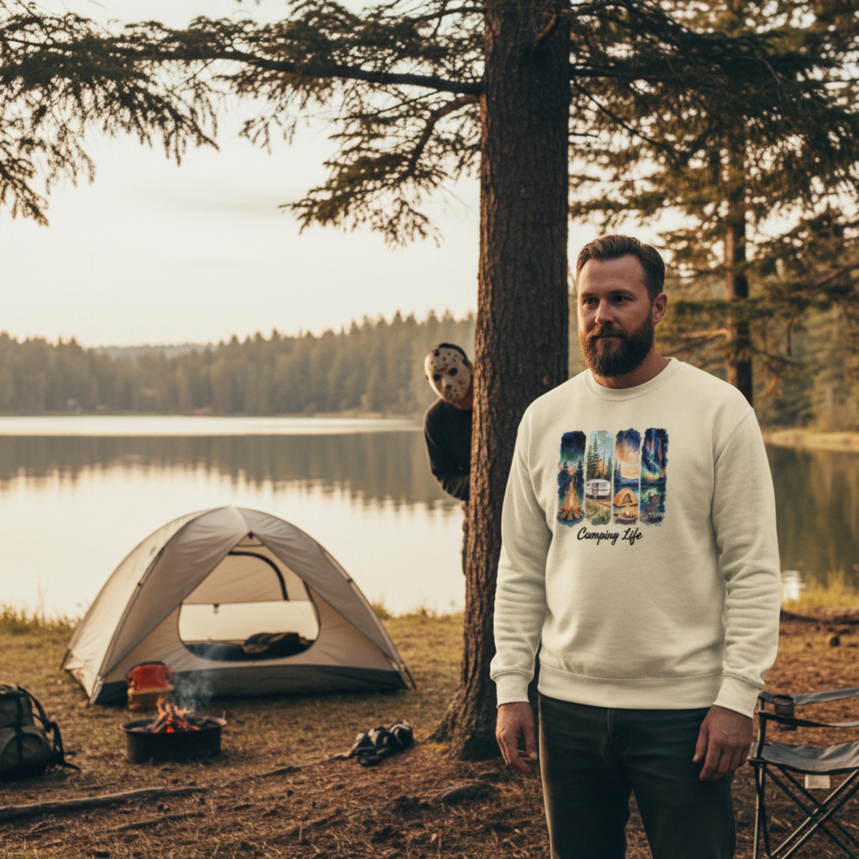 Camping Life Spooky Unisex Premium Sweatshirt