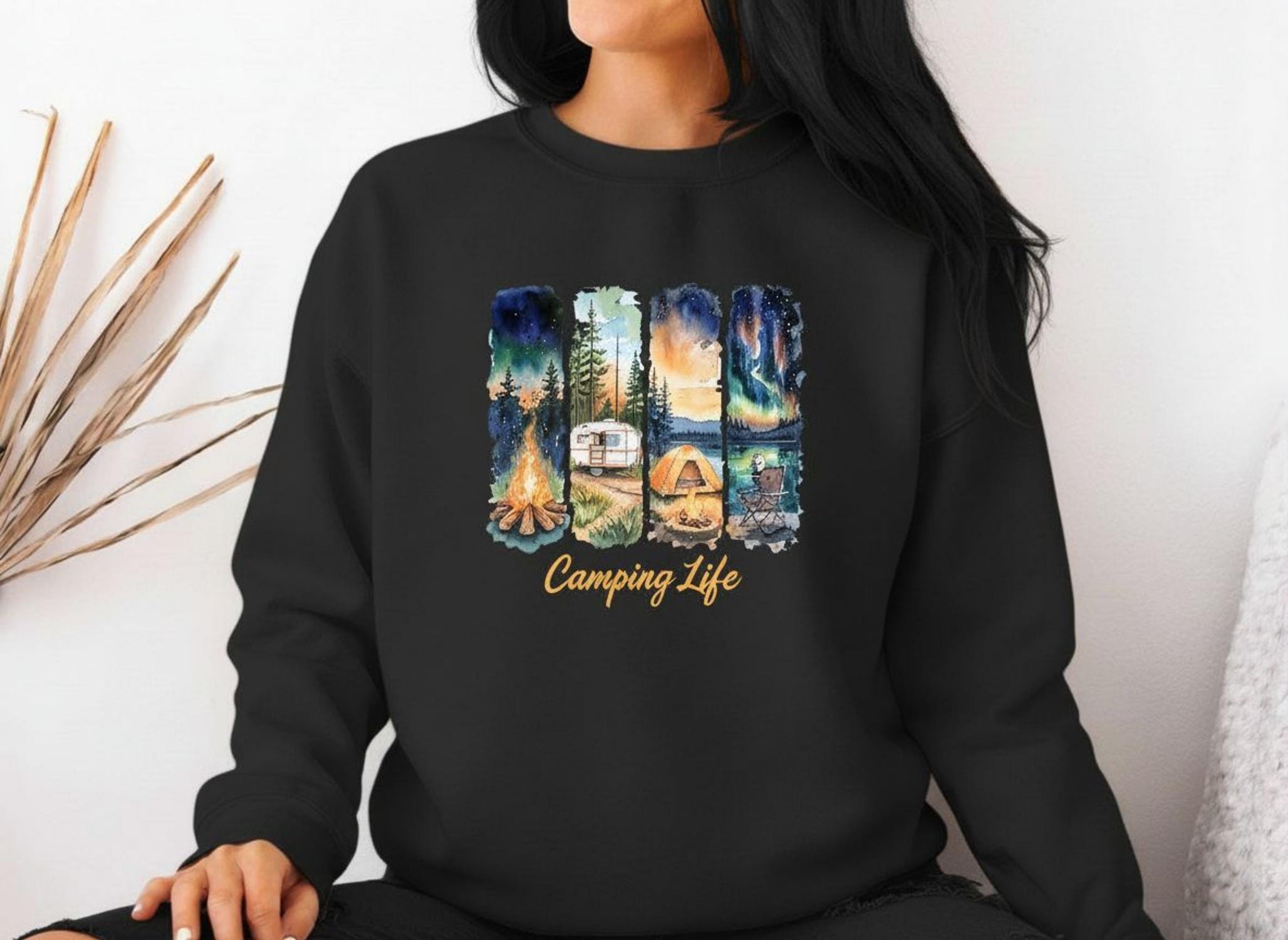 Camping Life Spooky Unisex Premium Sweatshirt