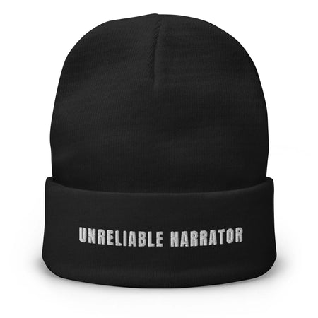 BlackUNRELAIBLE NARRATOR beanie prouct shot