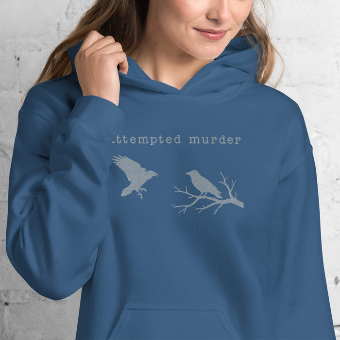 Embroidered Attempted Murder Heavy Blend Hoodie