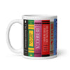 Classic Books Mug on whte background